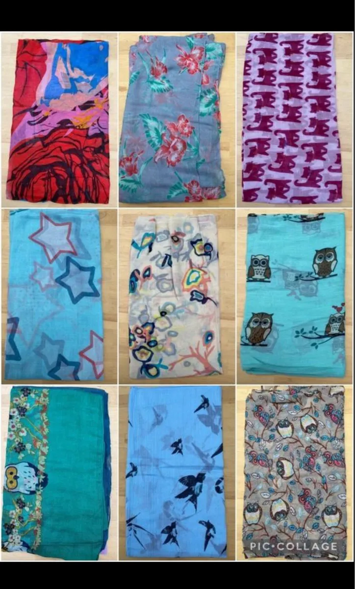 300 LADIES SUMMER SCARVES CLEARANCE JOB LOT - Image 3