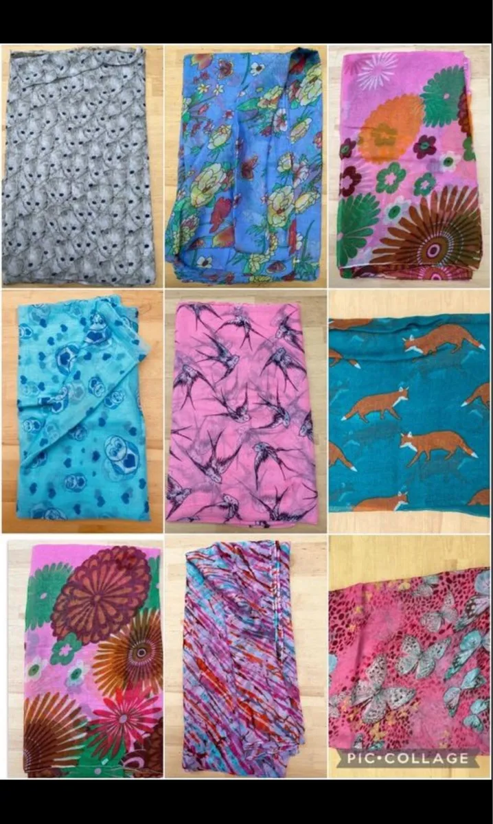 300 LADIES SUMMER SCARVES CLEARANCE JOB LOT - Image 4