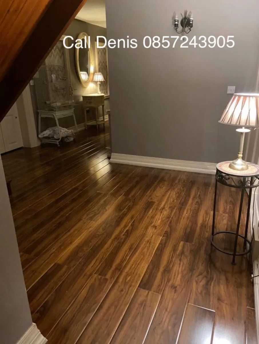 New 12mm Calgary Walnut Laminated Flooring - Image 4