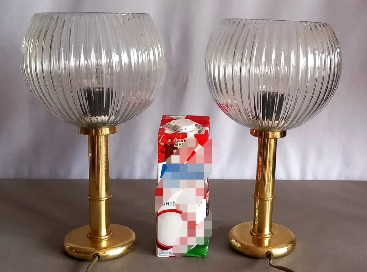 Pair of vintage Hollywood Regency Orion lamps - Image 3