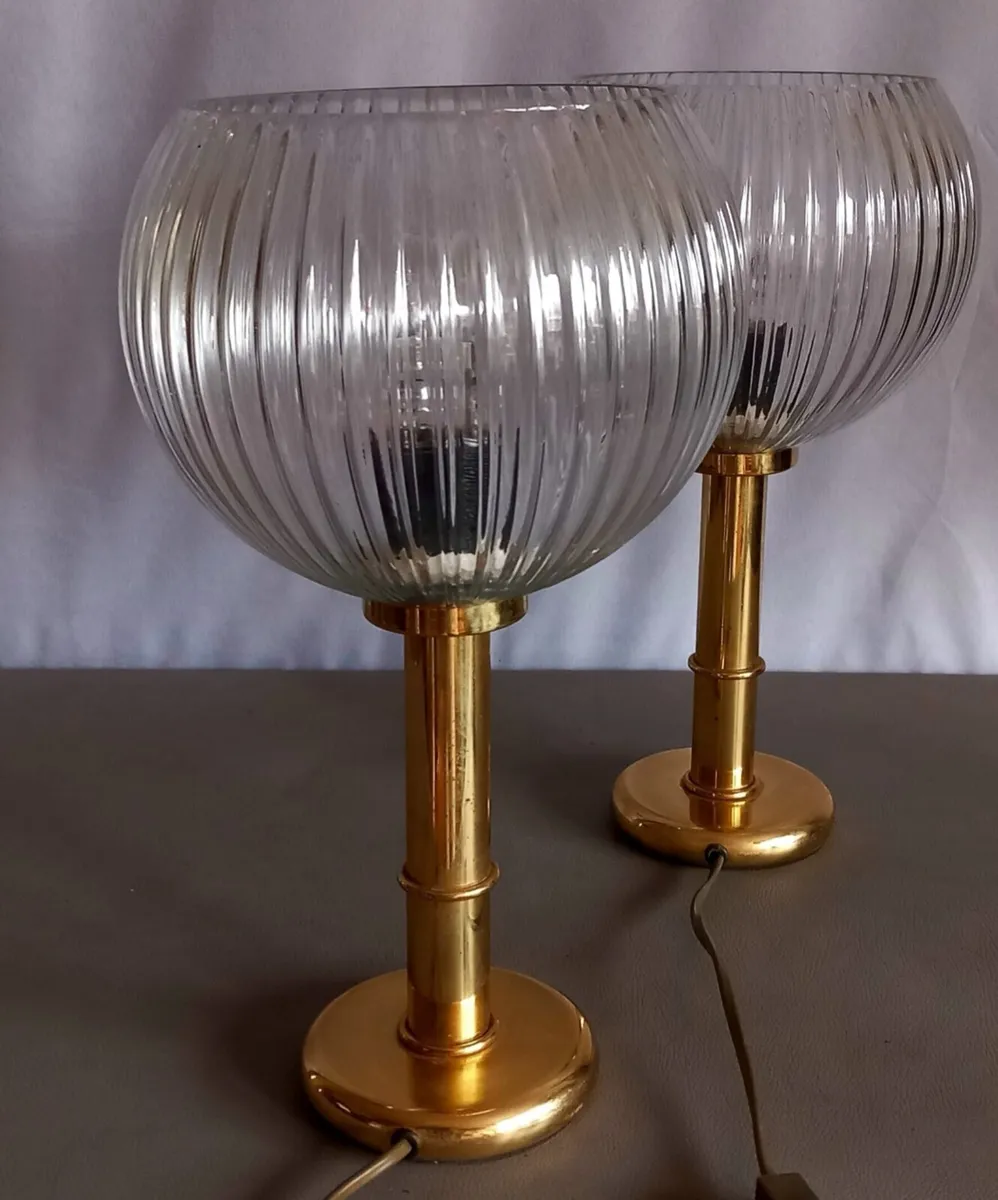 Pair of vintage Hollywood Regency Orion lamps - Image 4