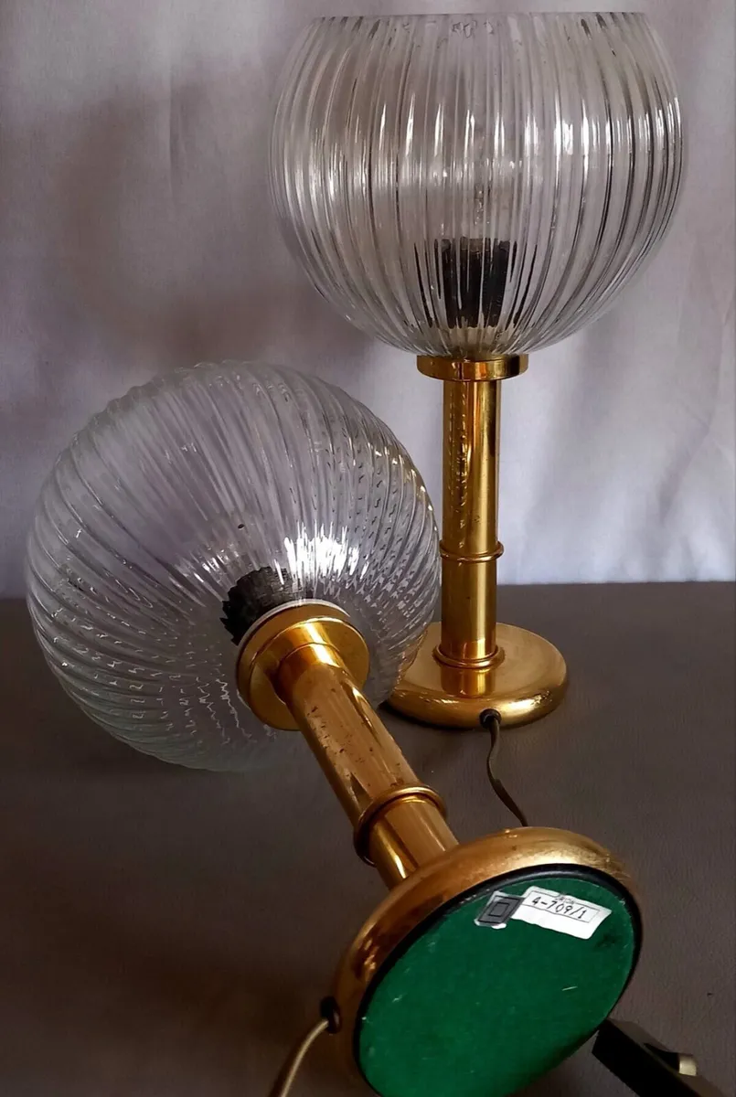 Pair of vintage Hollywood Regency Orion lamps - Image 2