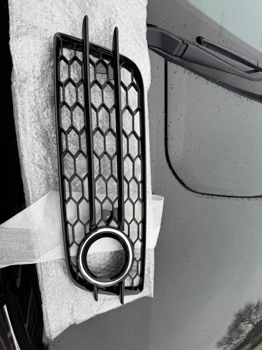 Audi a4 Sline fog grills 08-11 Honeycomb