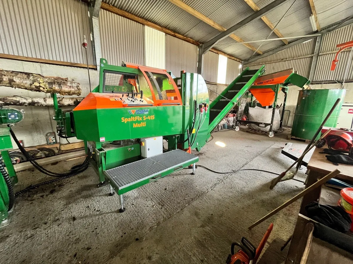 Ash air dried logs in 2 cbm wrapped for Sale - Image 3