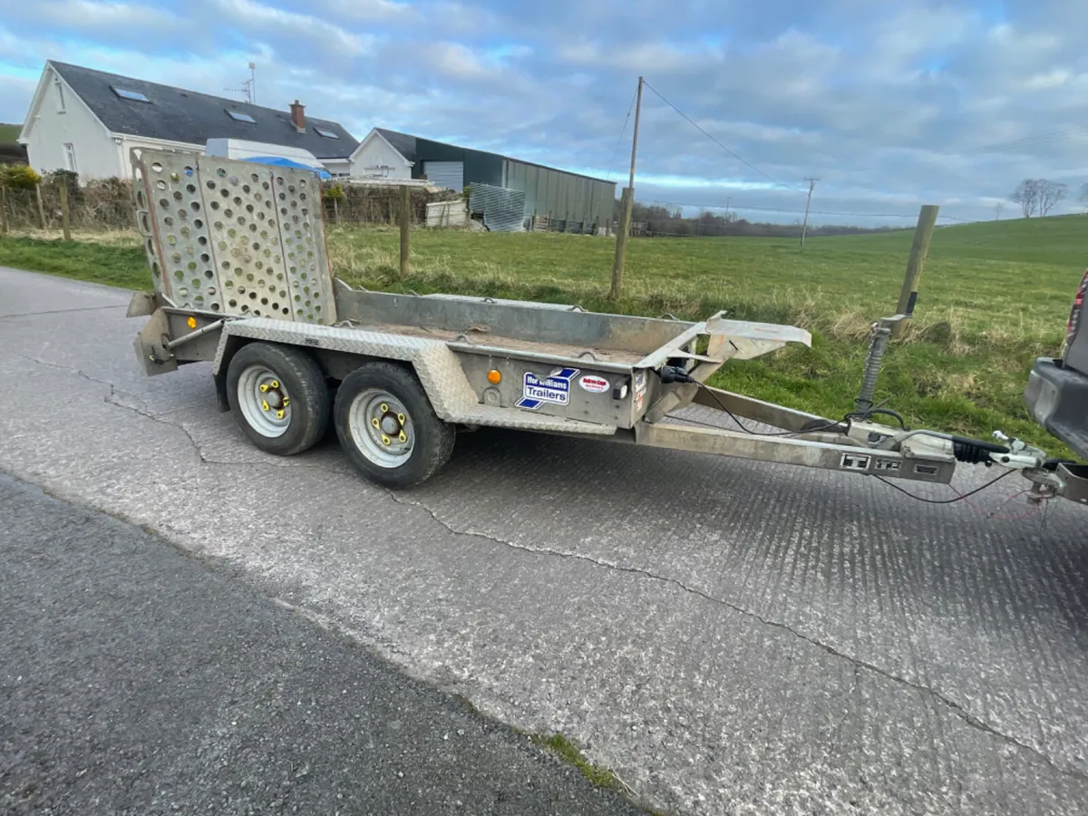2020 ifor Williams 9ft x 4ft 3” plant trailer - Image 1