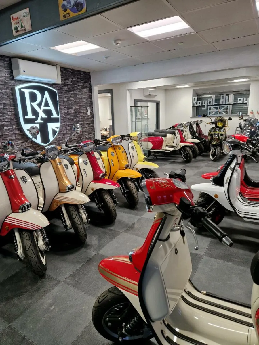 Vespa 50 and RA scooters at scooter island - Image 3