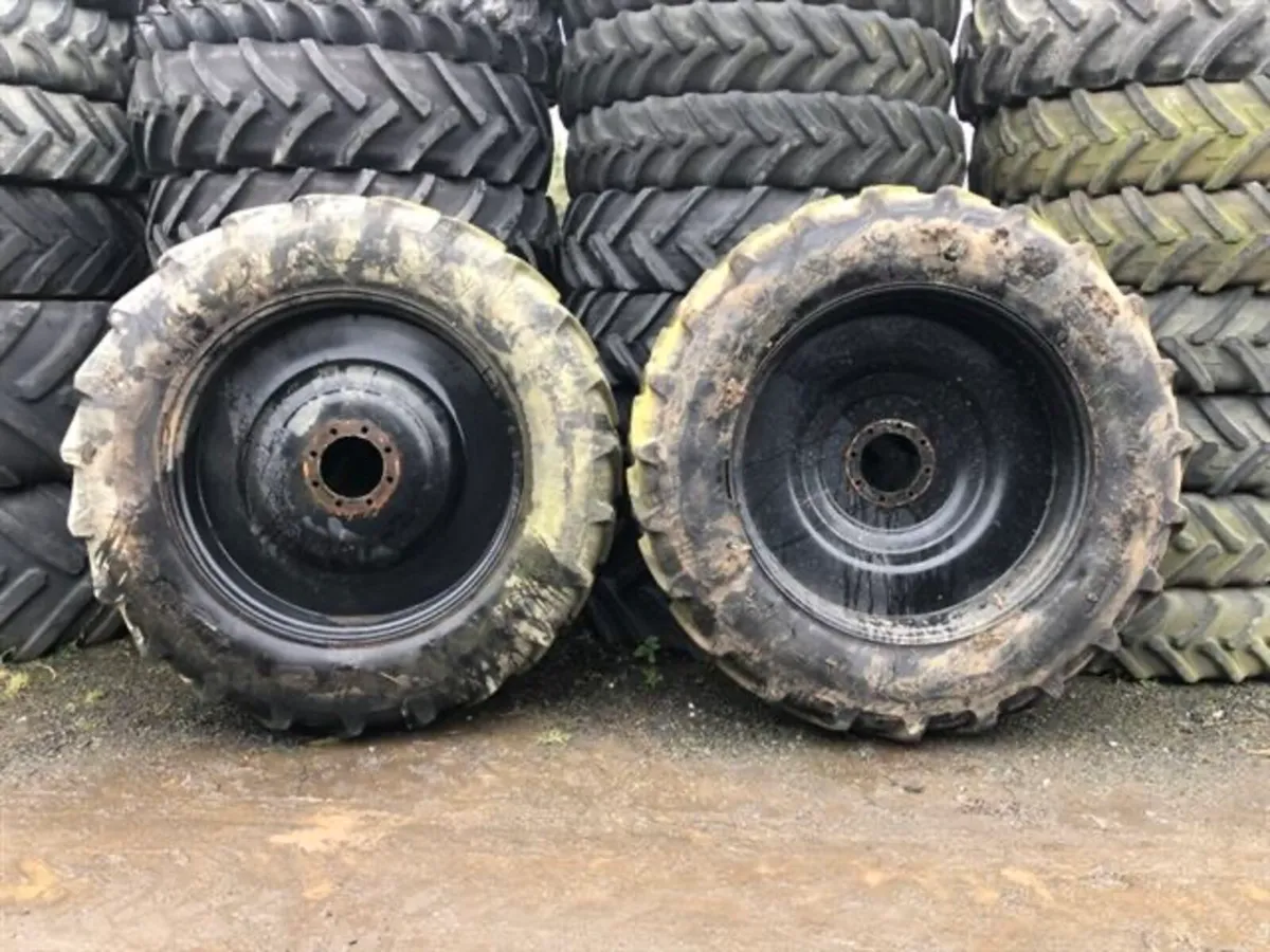 Full Set Row Crop Wheels - 480/80R46 & 380/85R34 - Image 2