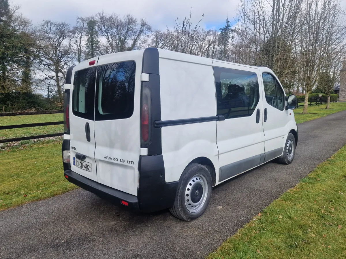 2003 Opel Vivaro 6 SEATER CREW CAB NEW CVRT - Image 3