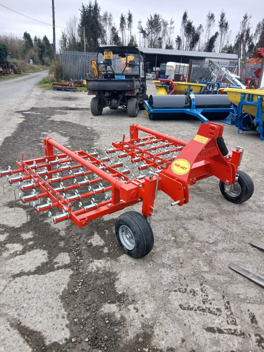 3m Jarmet grass tine harrows for sale - Image 2