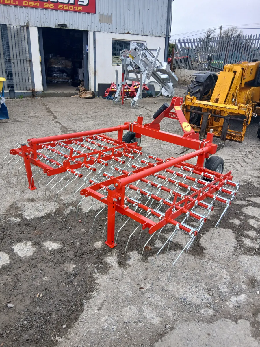 3m Jarmet grass tine harrows for sale - Image 4