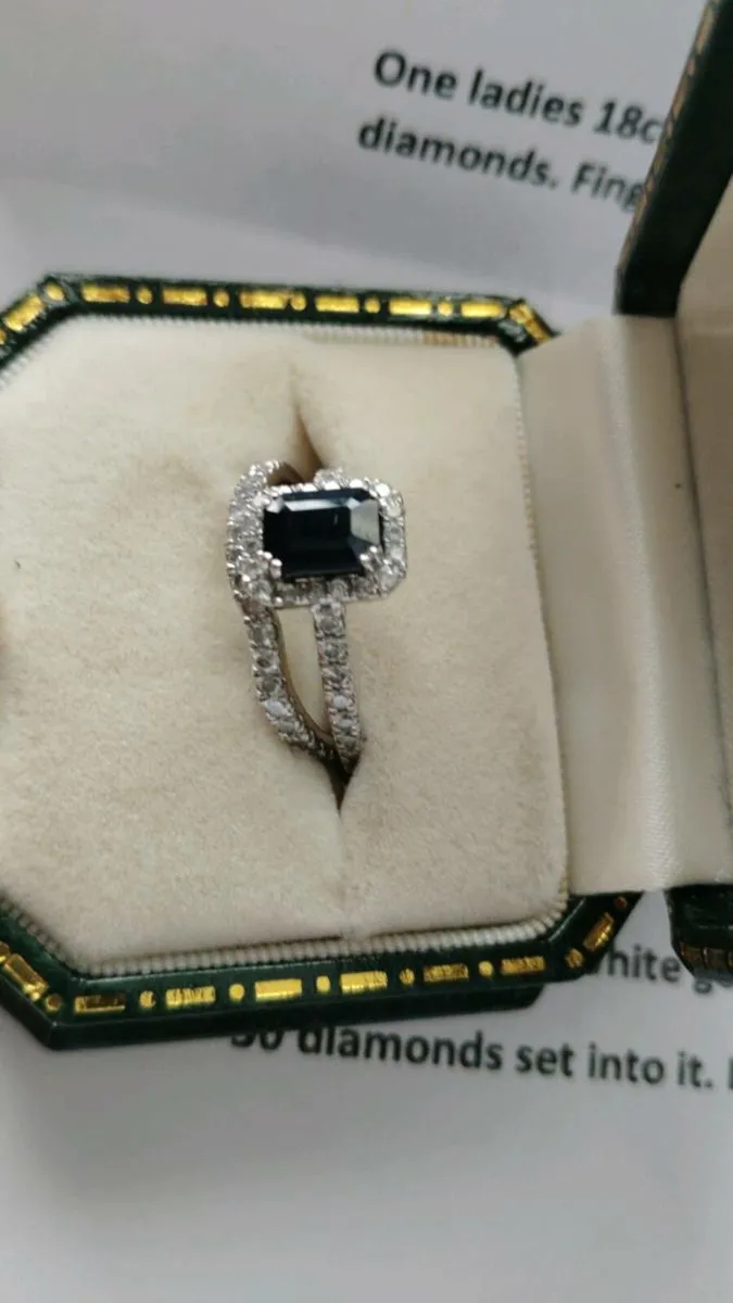 Engagement ring and wedding  last price dr  band - Image 3