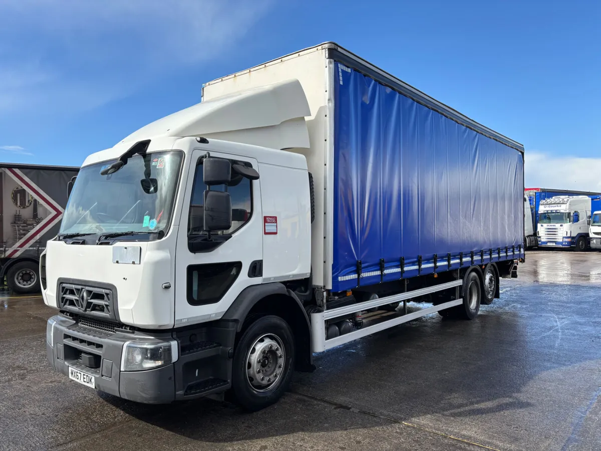 2018 Renault D26 Curtainsider Rear Lift Sleeper Ca - Image 1