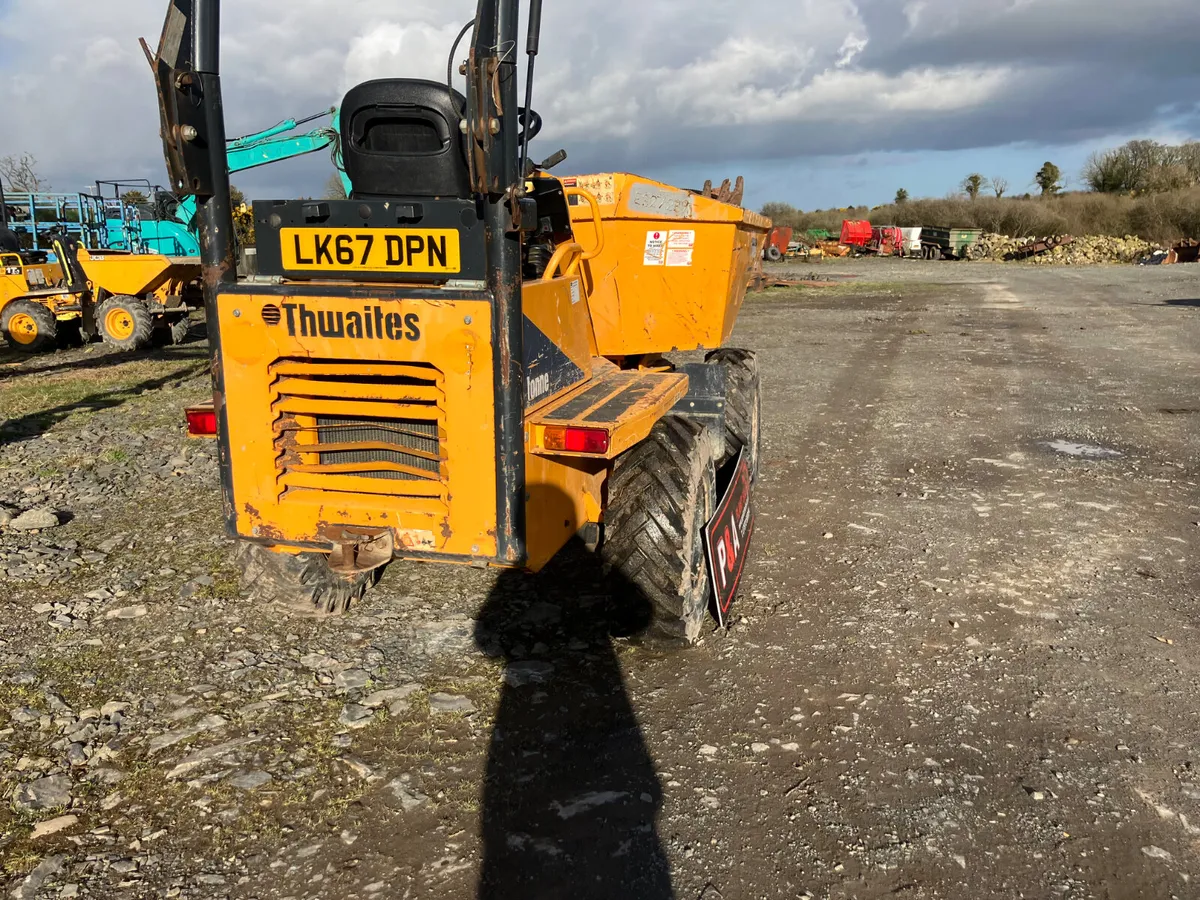 Thwaites 3 ton swivel dumper - Image 3