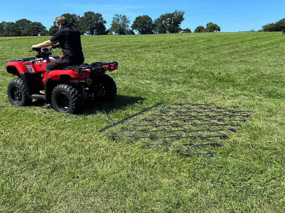 QUAD UTV , TRACTOR CHAIN HARROW 6FT - Image 1