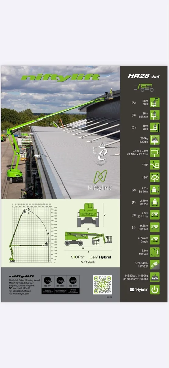Nifty Lift HR28 - Image 2