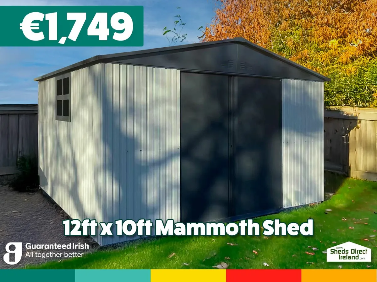 12ft x 10ft Steel Mammoth Garden Shed - Image 2