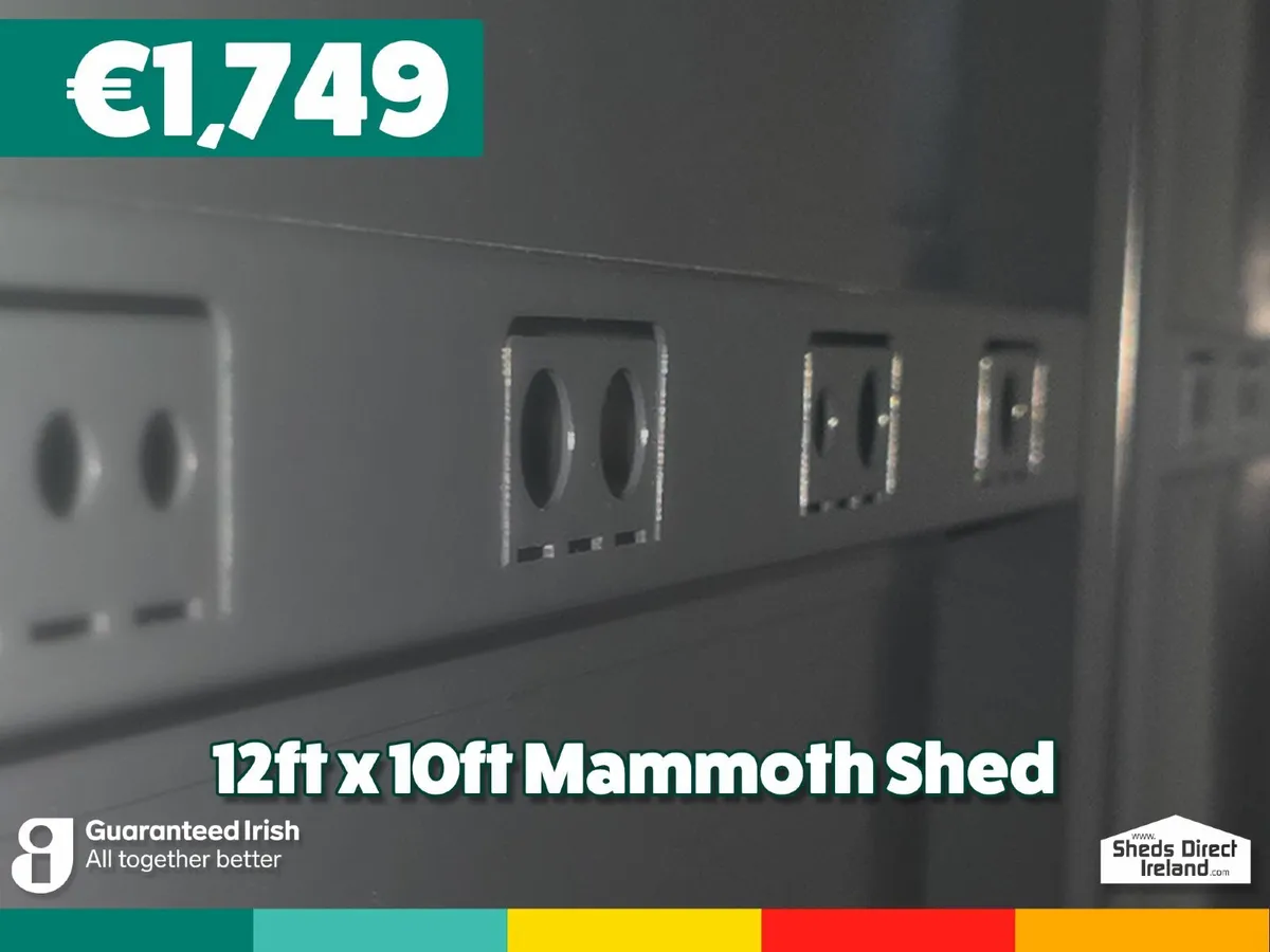 12ft x 10ft Steel Mammoth Garden Shed - Image 3