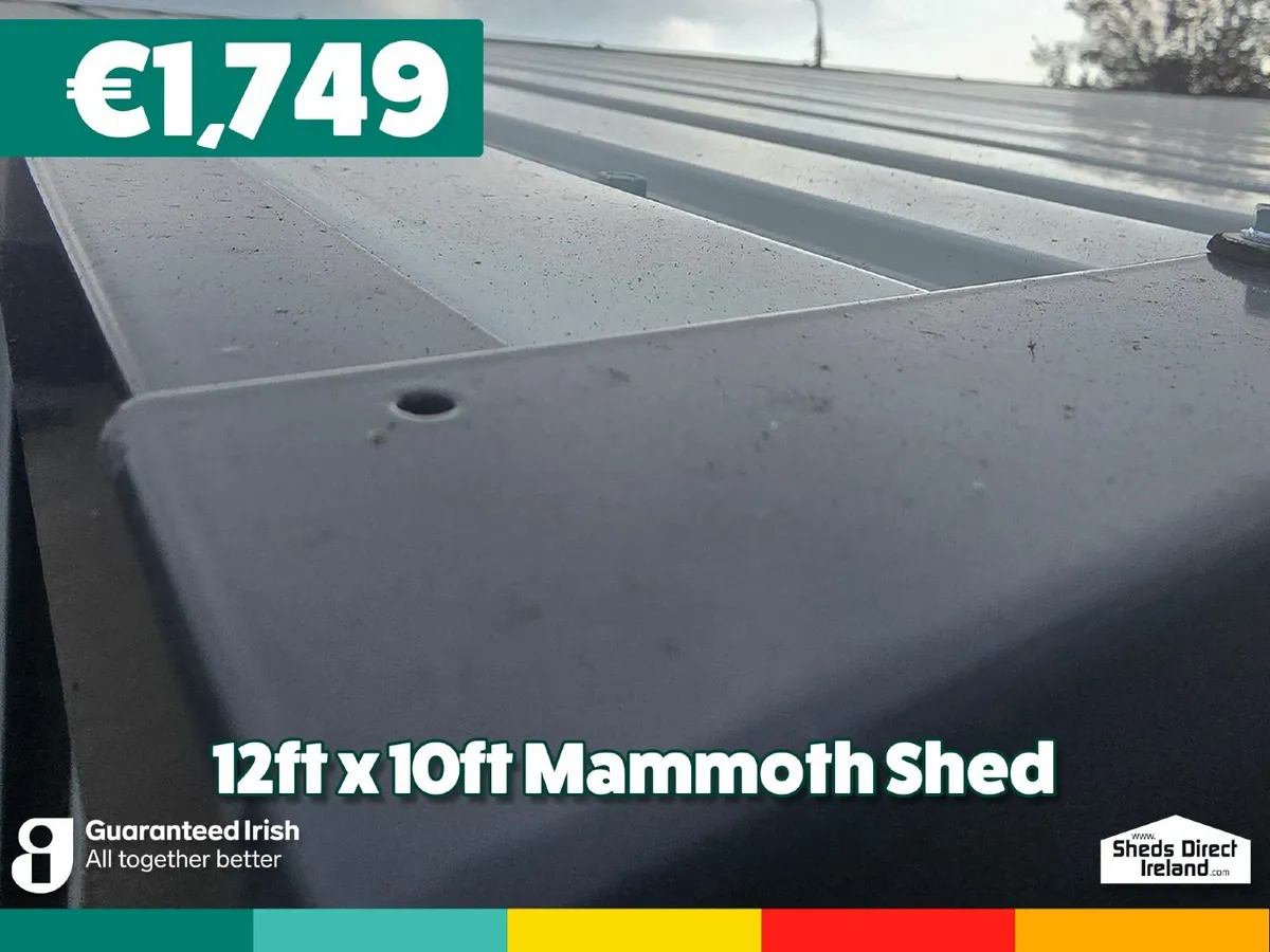 12ft x 10ft Steel Mammoth Garden Shed - Image 4