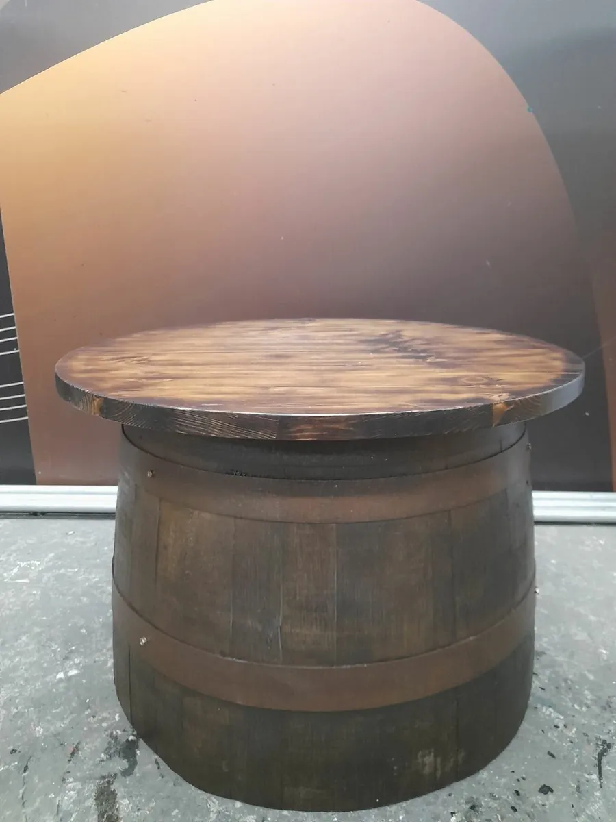 Whiskey oak barrels - Barrel tables - Planters - Image 2