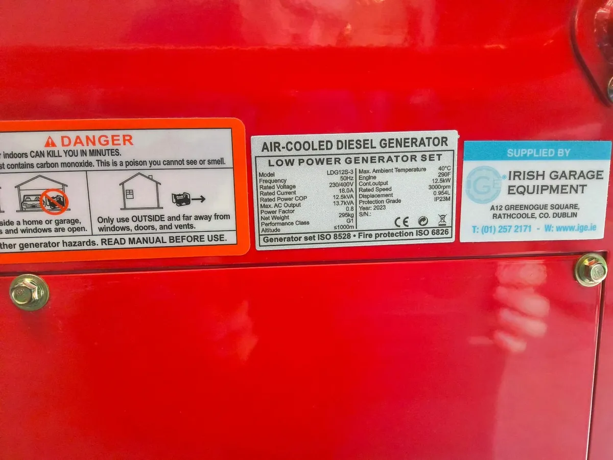 Silent Diesel Generator 13.7 kVA   3 Phase - Image 4