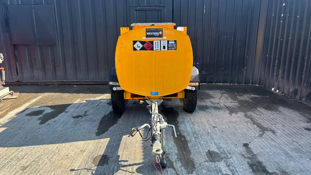 Western 985L Single Axle Fuel Bowser - Image 2