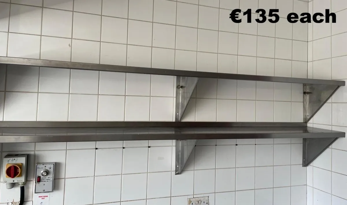 Commercial kitchen Stainless steel shelving - Image 2