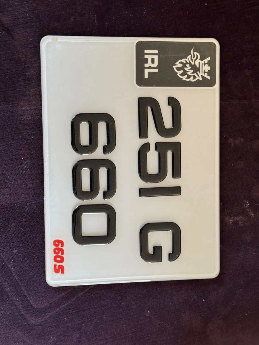Gel number plates delivered nationwide - Image 1