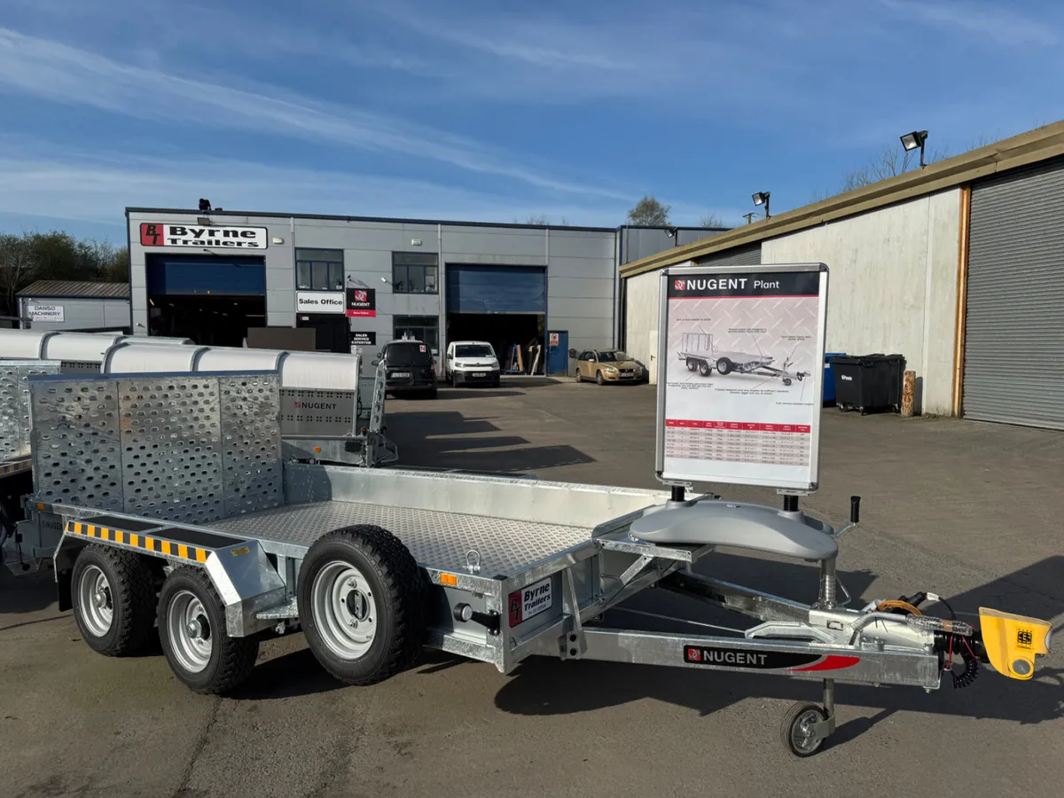 “100% Finance” Mini digger trailers - Image 1