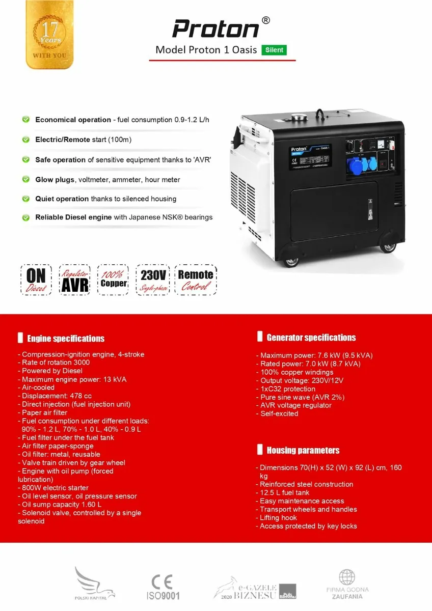 Generator Proton 1 Oasis - Image 2