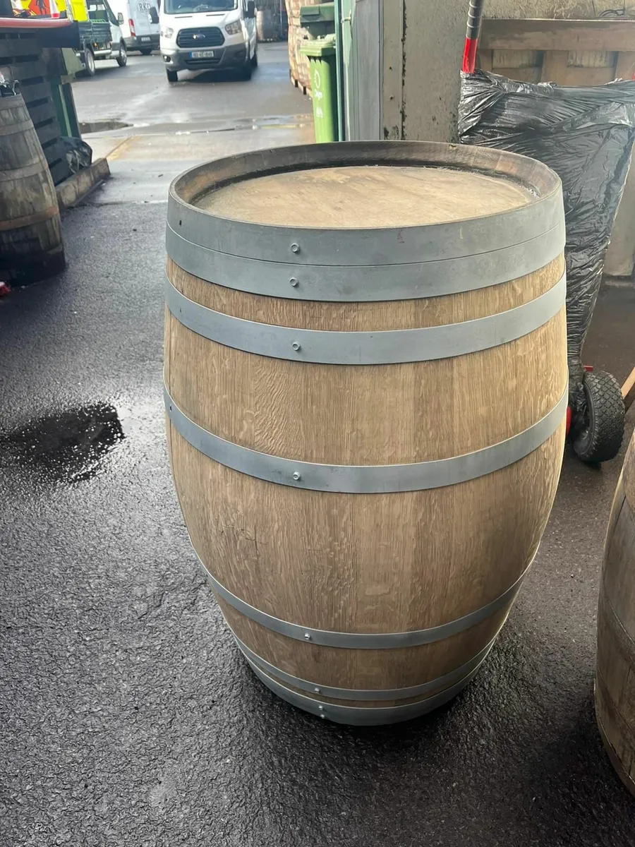 Whiskey barrels planters/ large planters/ barrels - Image 4