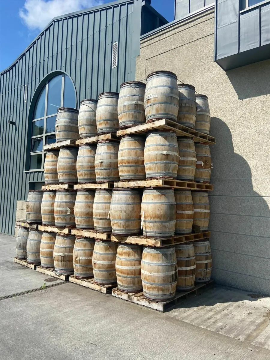 Whiskey barrels-half barrels-table top-stools - Image 2