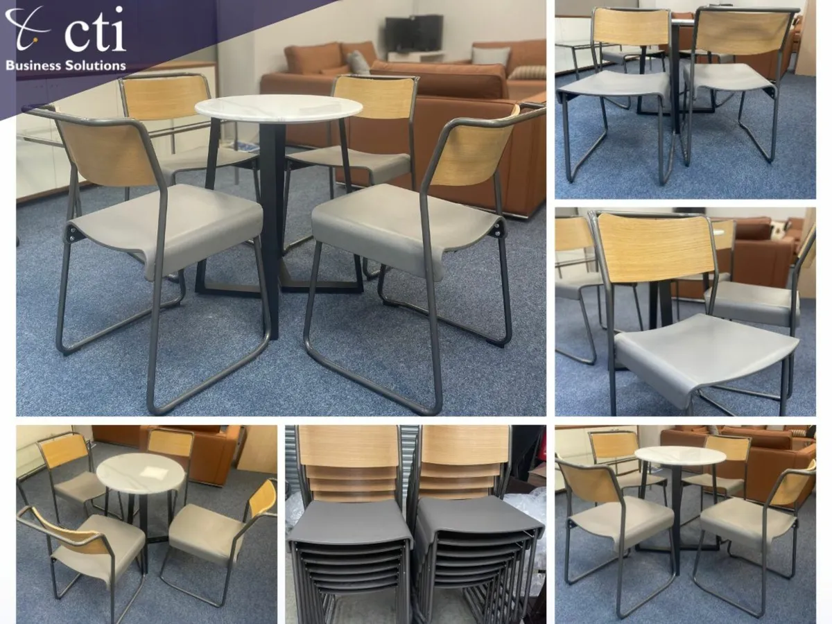 Ex-Corporate "VG&P" Canteen Utility Chairs-Grade A - Image 1