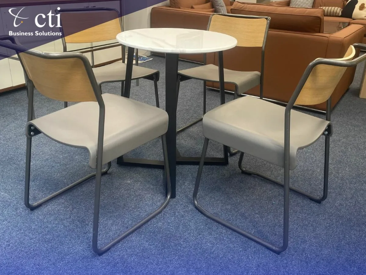 Ex-Corporate "VG&P" Canteen Utility Chairs-Grade A - Image 2