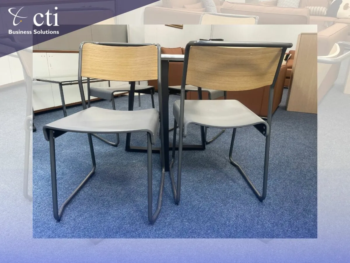 Ex-Corporate "VG&P" Canteen Utility Chairs-Grade A - Image 4