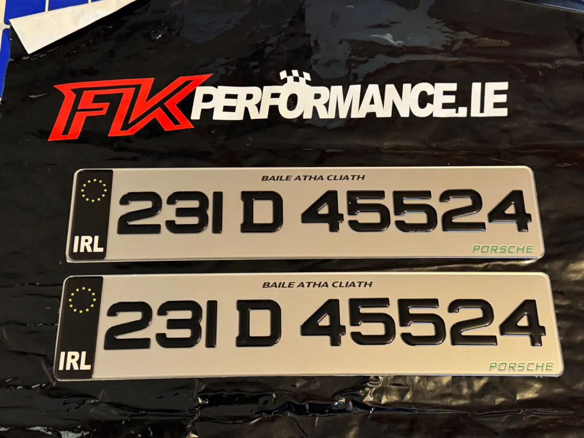 Ultimate number plates gel German jap delivered - Image 1
