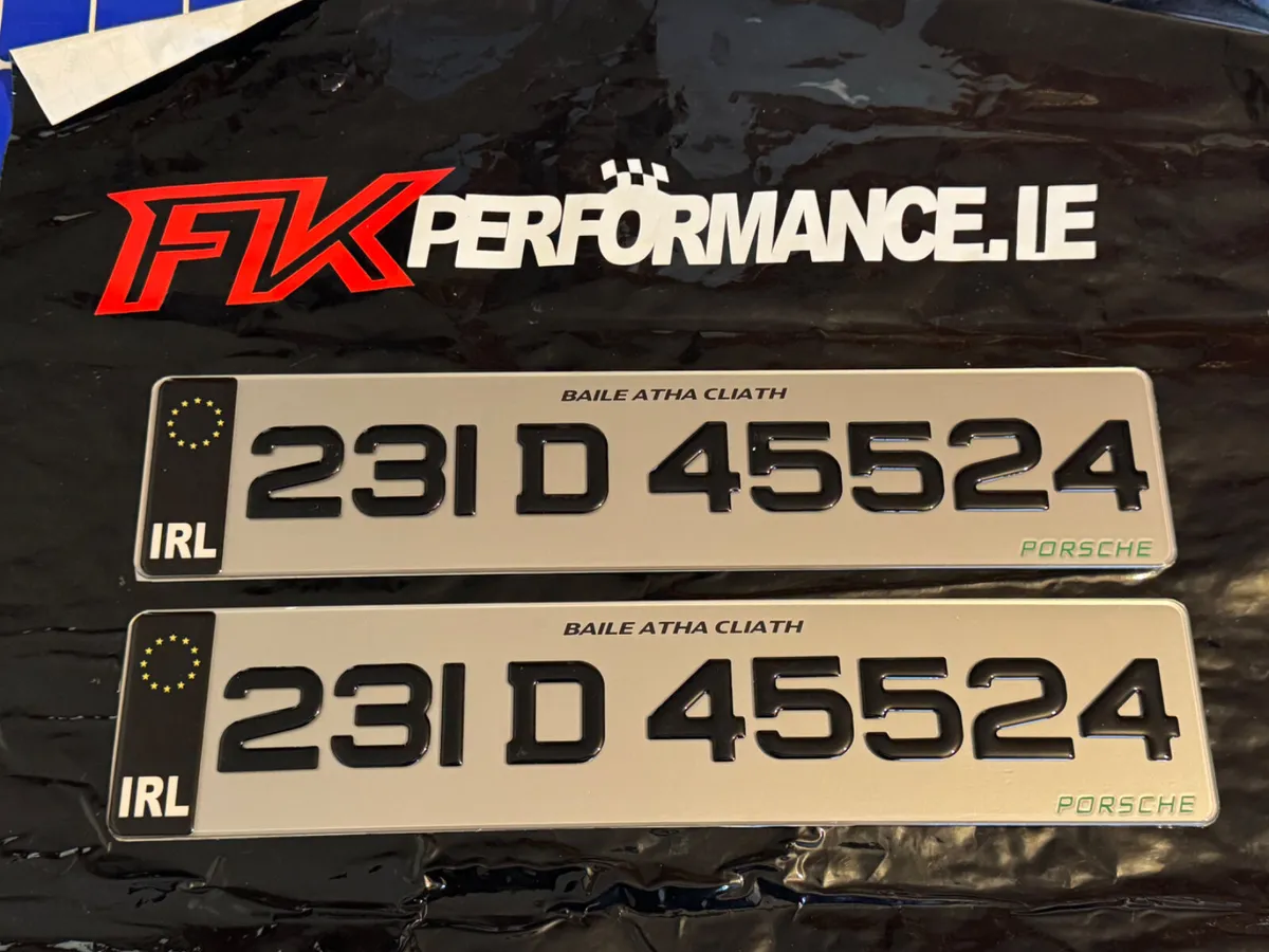 Ultimate tinted gel number plates - Image 1