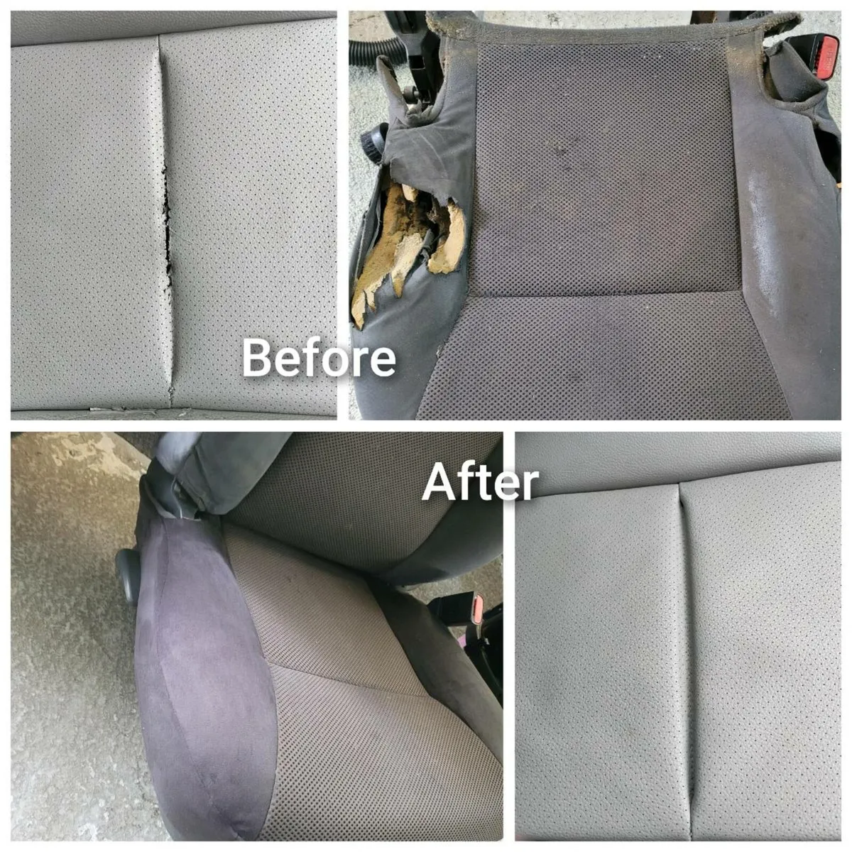 Seat repair & reupholstery & foam refoam - Image 3