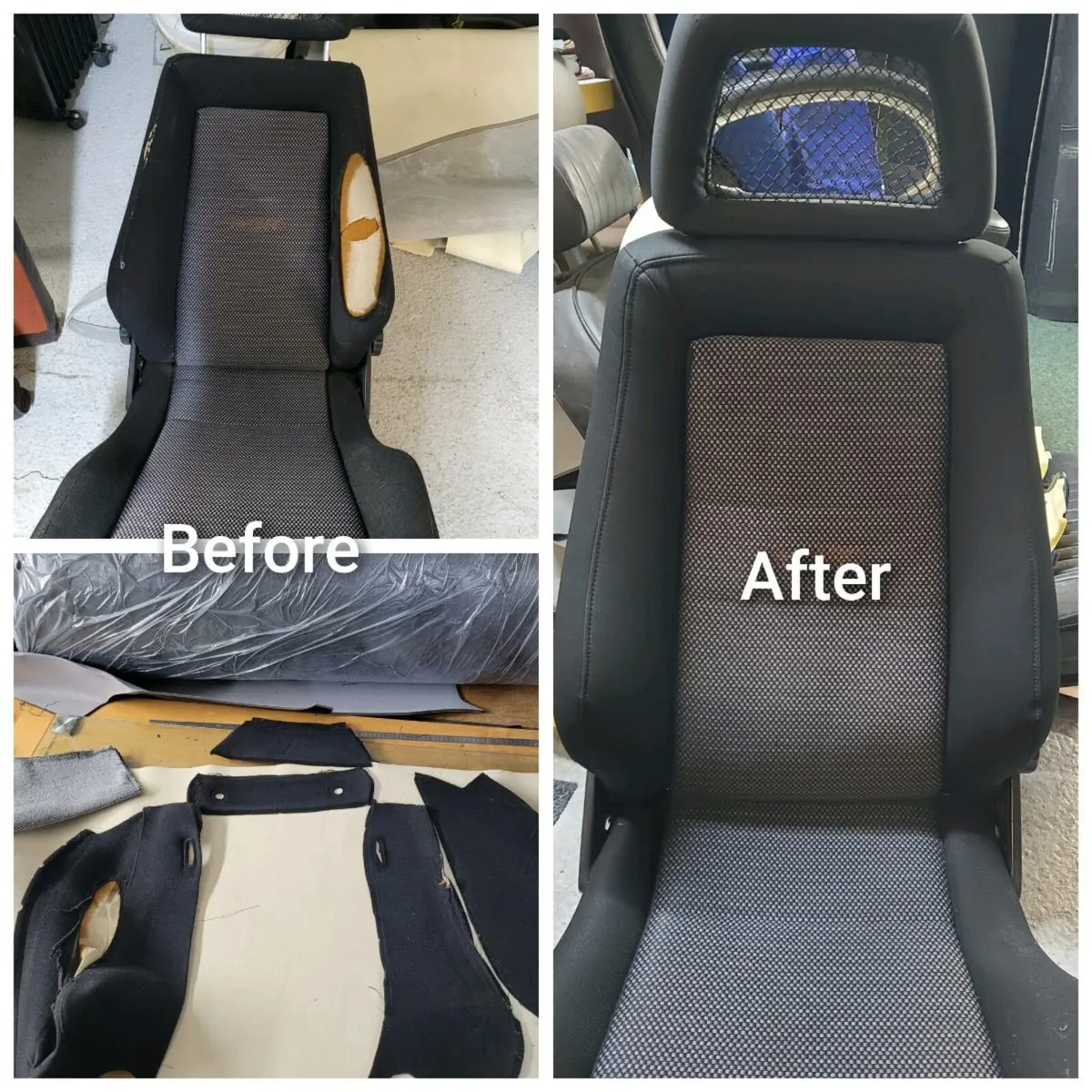 Seat repair & reupholstery & foam refoam - Image 4
