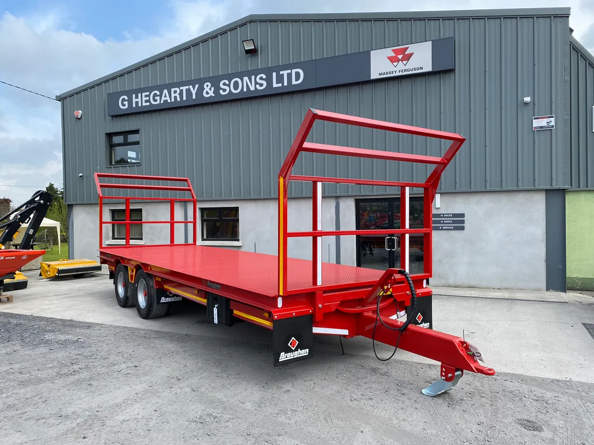 Broughan 24ft bale trailer - Image 1