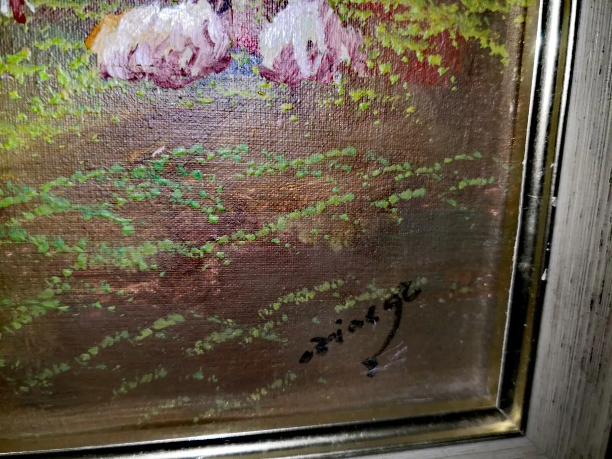 SHEPHERDS-Oil painting on canvas  Czinege 1967- - Image 3