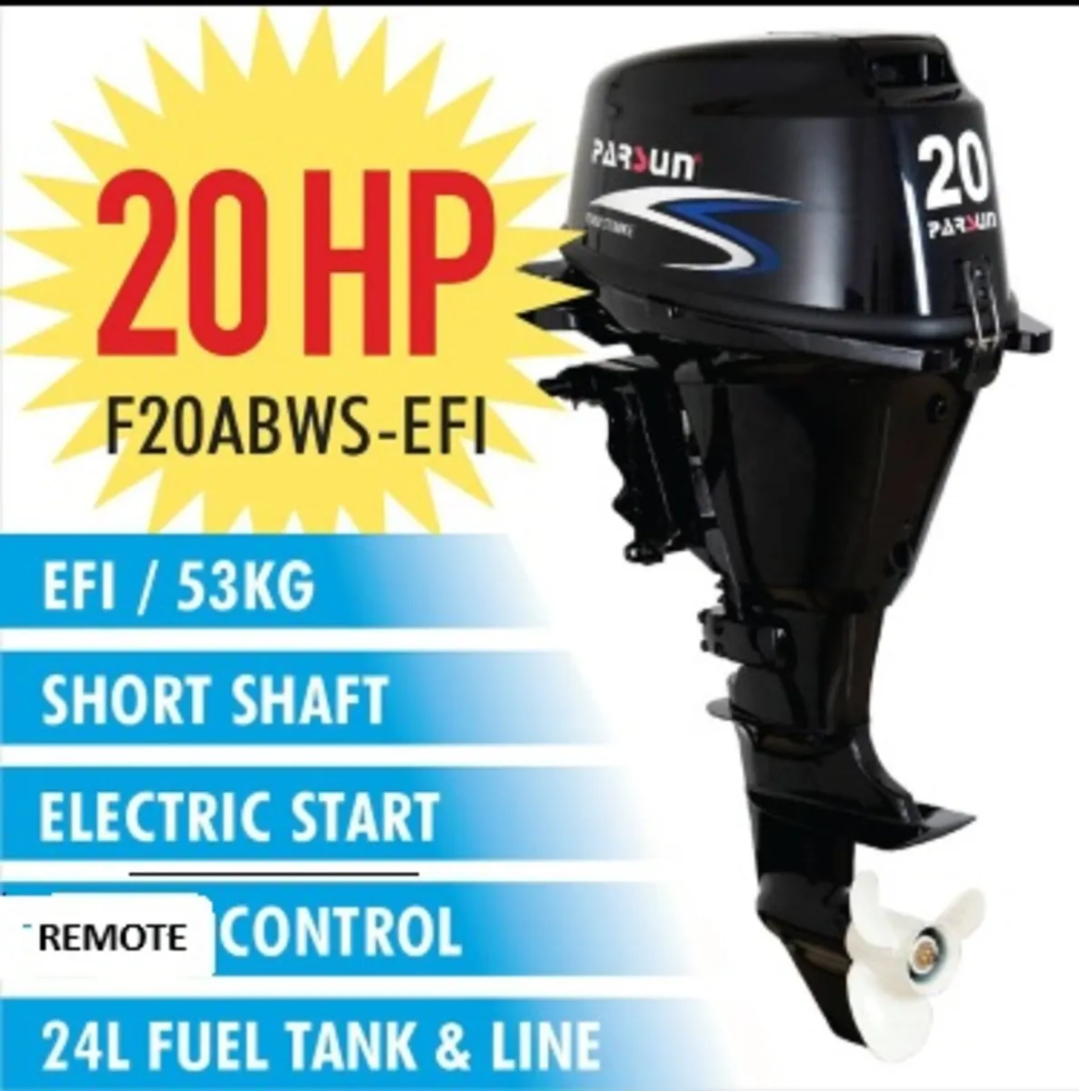 Waveline RIB360  & parsun 20hp engine - Image 2