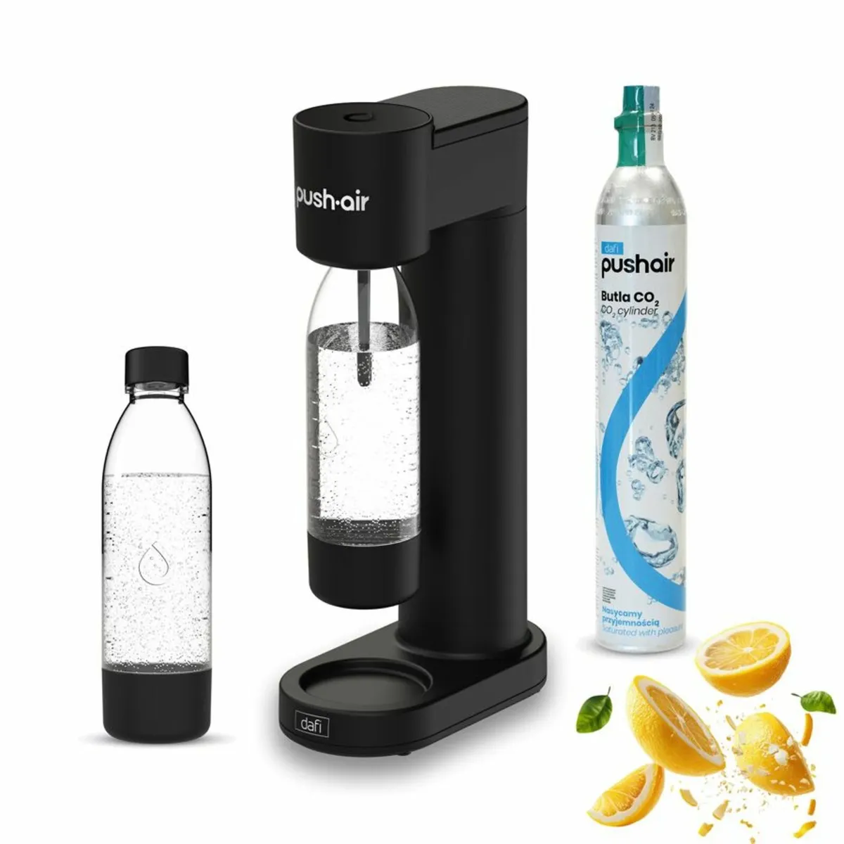 Sparkling Water Dafi Pushair Soda Maker Black/Whit - Image 1