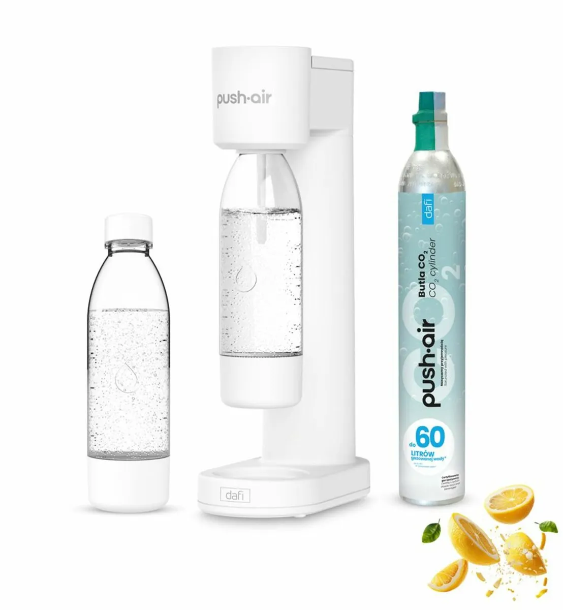 Sparkling Water Dafi Pushair Soda Maker Black/Whit - Image 2