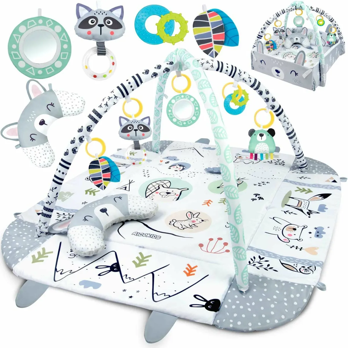 Interactive Play Mat Rabbit Activity Gym - Image 1
