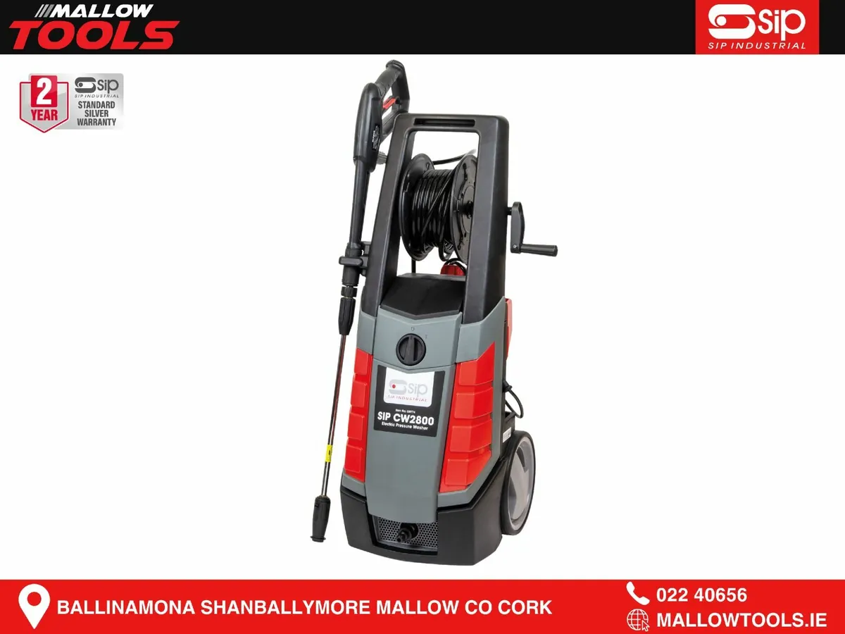 SIP CW2800 Electric Pressure Washer (2610psi) - Image 1