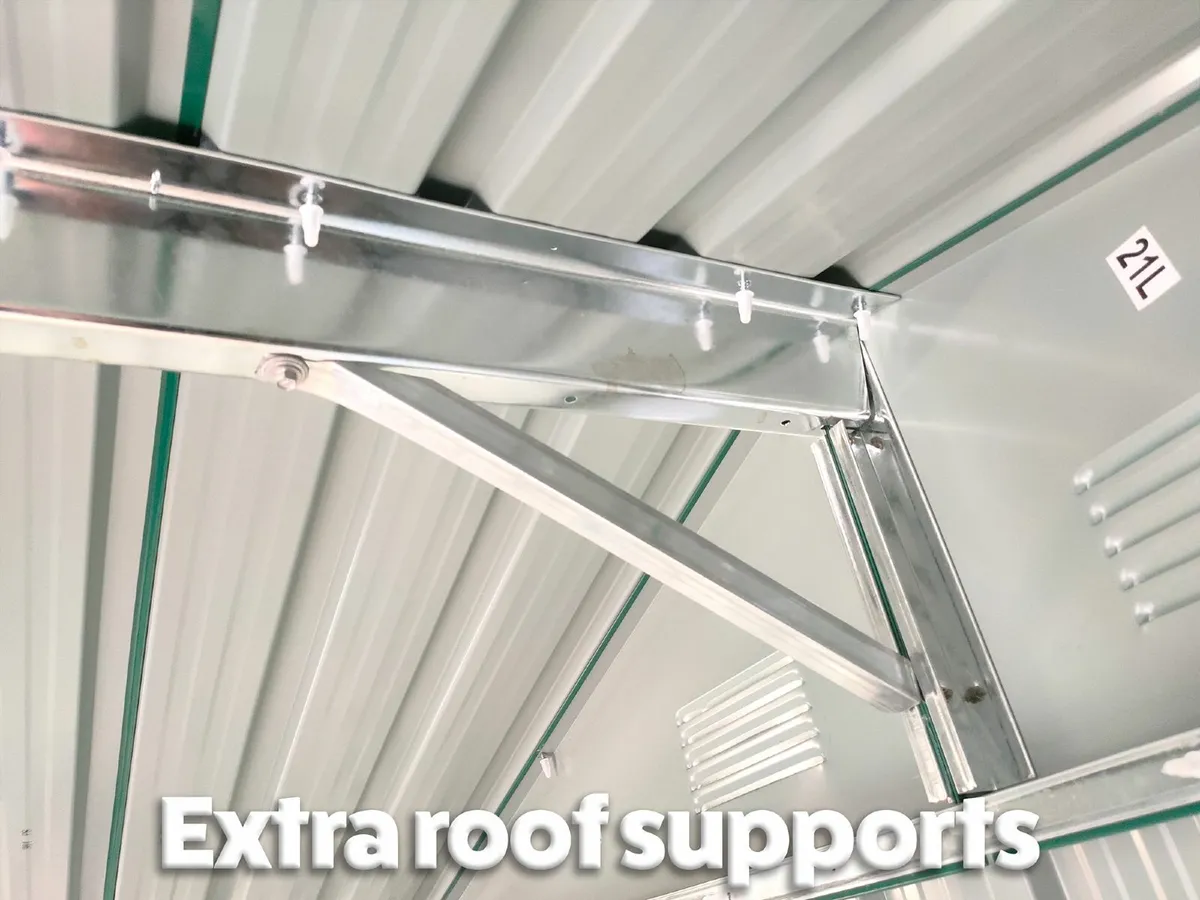 6ft x 5ft Classic Steel Garden Shed - Image 2