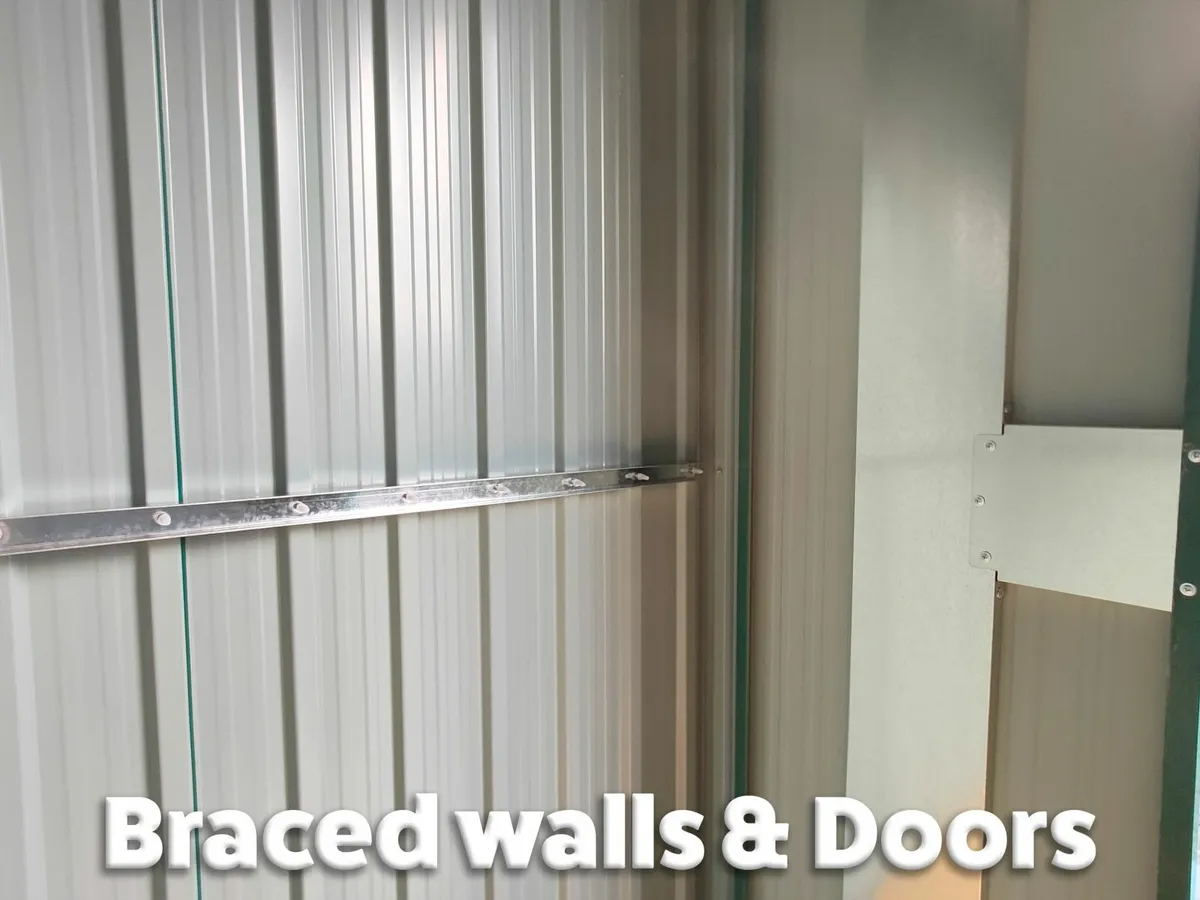 6ft x 5ft Classic Steel Garden Shed - Image 4