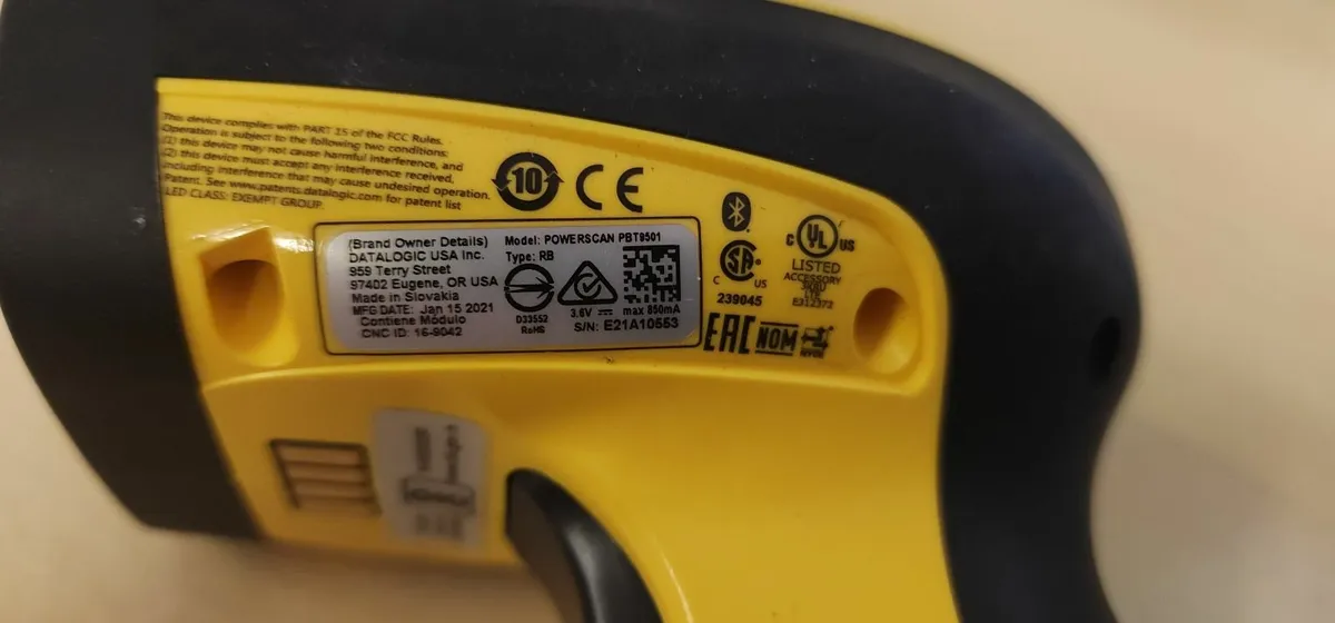 4 off DataLogic Powerscan Handheld Scanners - Image 3