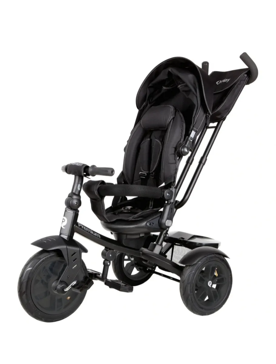 QPlay Premium 6-in-1 Trike Black - Image 4