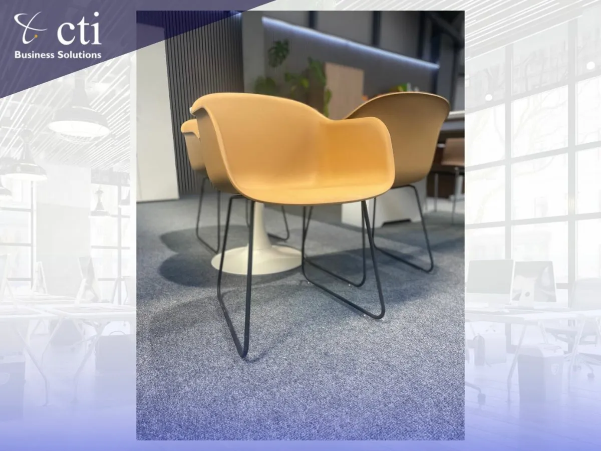 5 x"Muuto" Chairs ~ Versatile Office Seating - Image 2